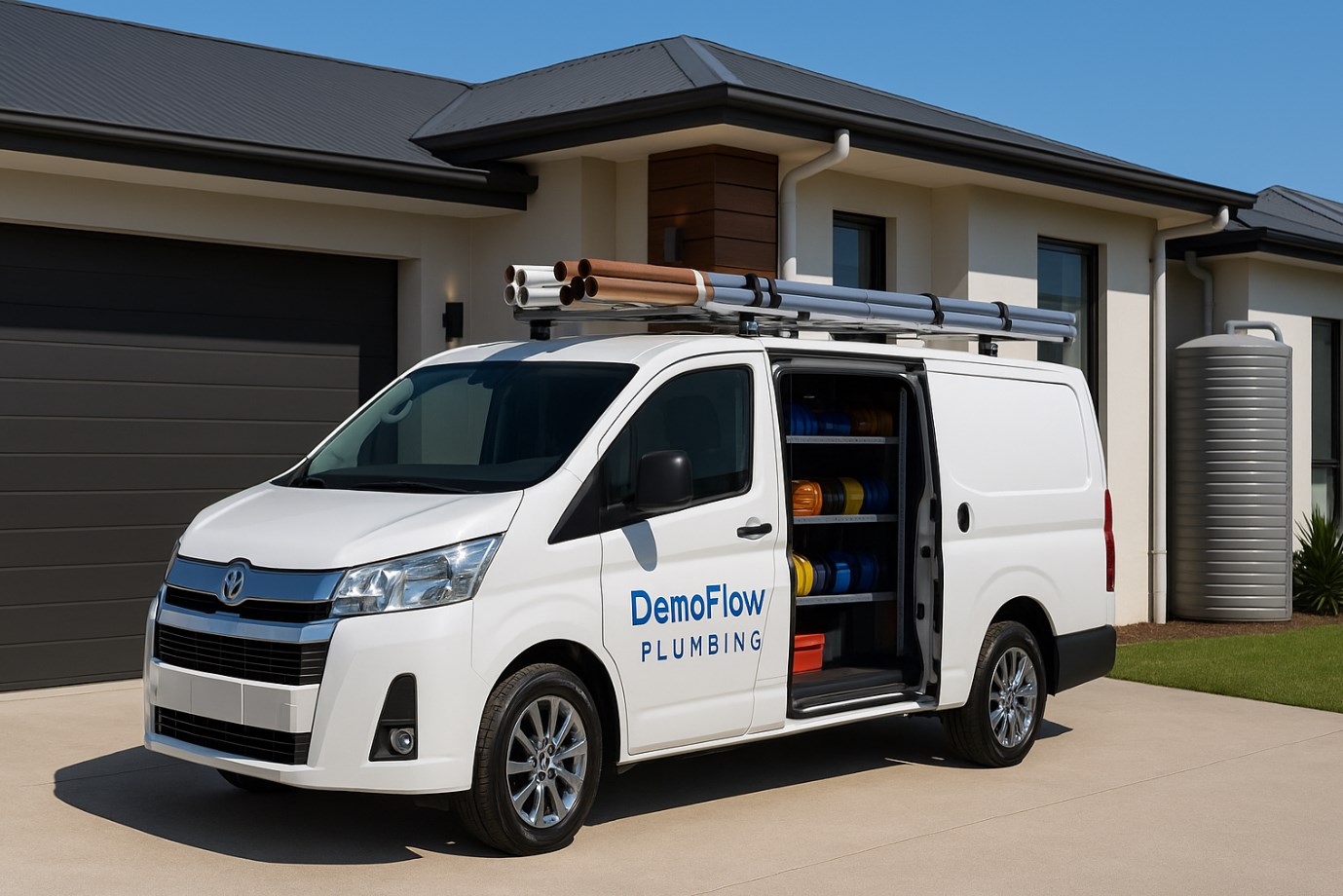 Hero image of the van